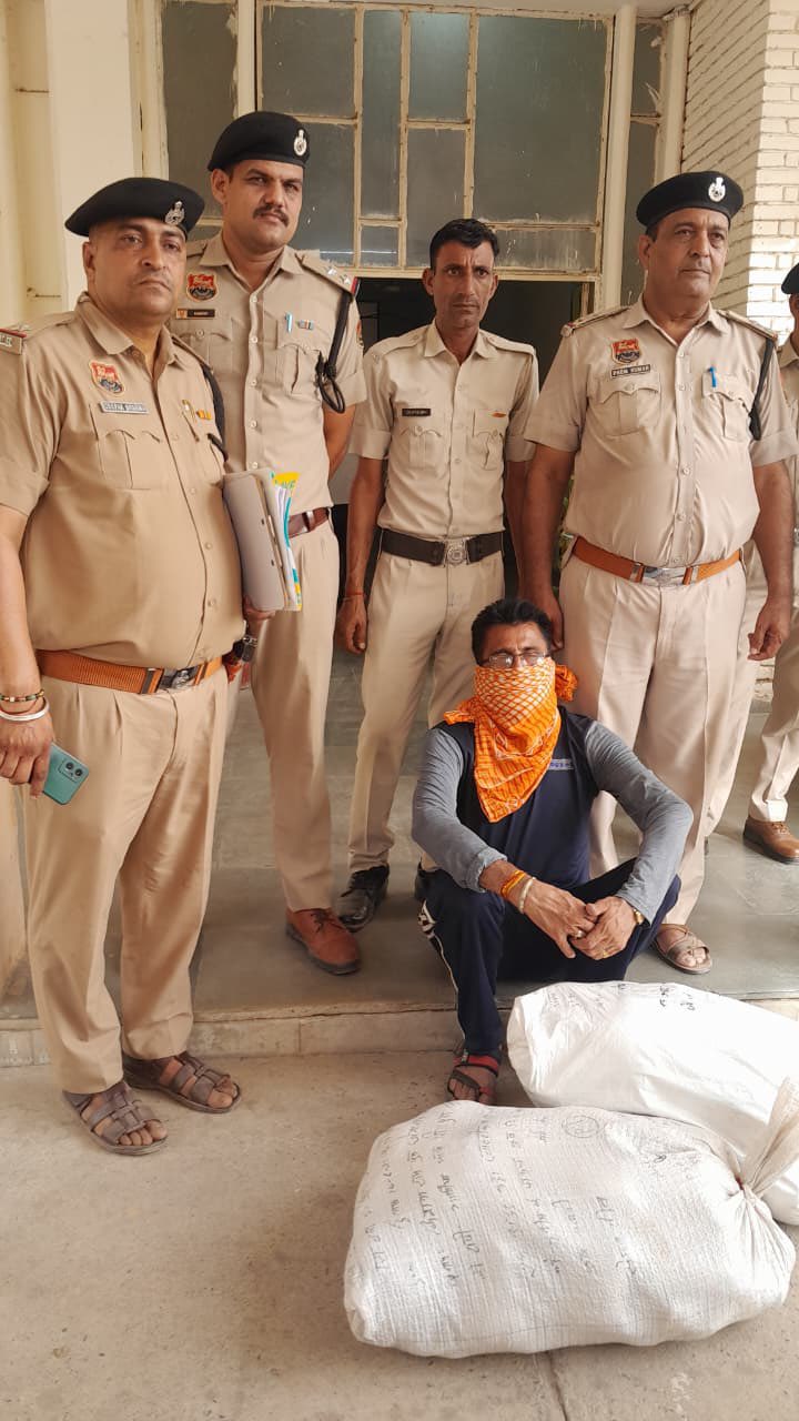 सिरसा में 90 किलो अफीम जब्त, मणिपुर से राजस्थान तक फैला तस्करी नेटवर्क बेनकाब