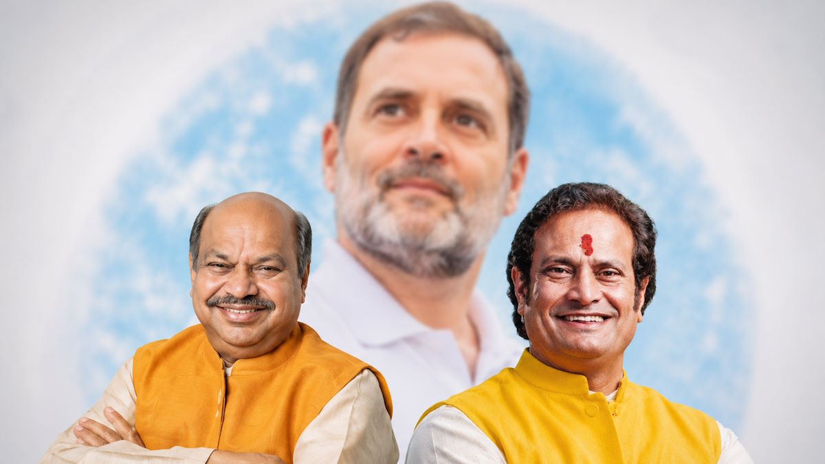 राहुल गांधी के छत्तीसगढ़ प्रवास पर मचा घमासान, भाजपा विधायक पुरंदर मिश्रा ने कहा- दिल्ली से आ रहा है जोकर,  विकास उपाध्याय ने कहा- मेंटली डिस्टर्ब हो चुके हैं पुरंदर…