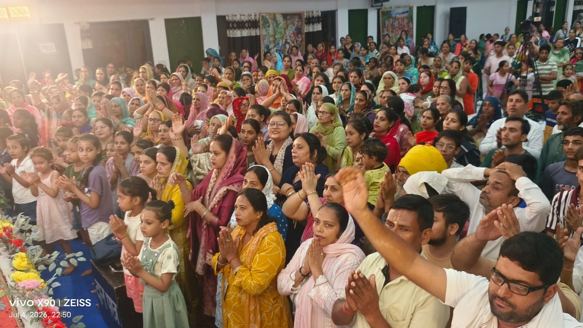 कैथल में भागवत कथा का अमृत, साक्षी गोपाल दास ने बताया भगवत धाम जाने का रहस्य