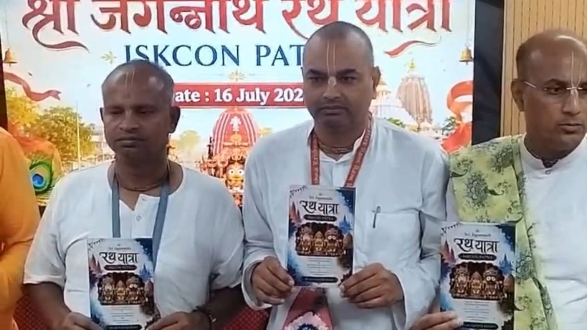 पटना इस्कॉन रथ यात्रा: हेलीकॉप्टर से होगी पुष्प वर्षा, 108 व्यंजनों का लगेगा महाभोग