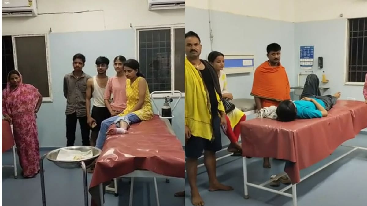 उत्पाद विभाग की गाड़ी ने 3 छात्राओं को रौंदा, अस्पताल में भर्ती