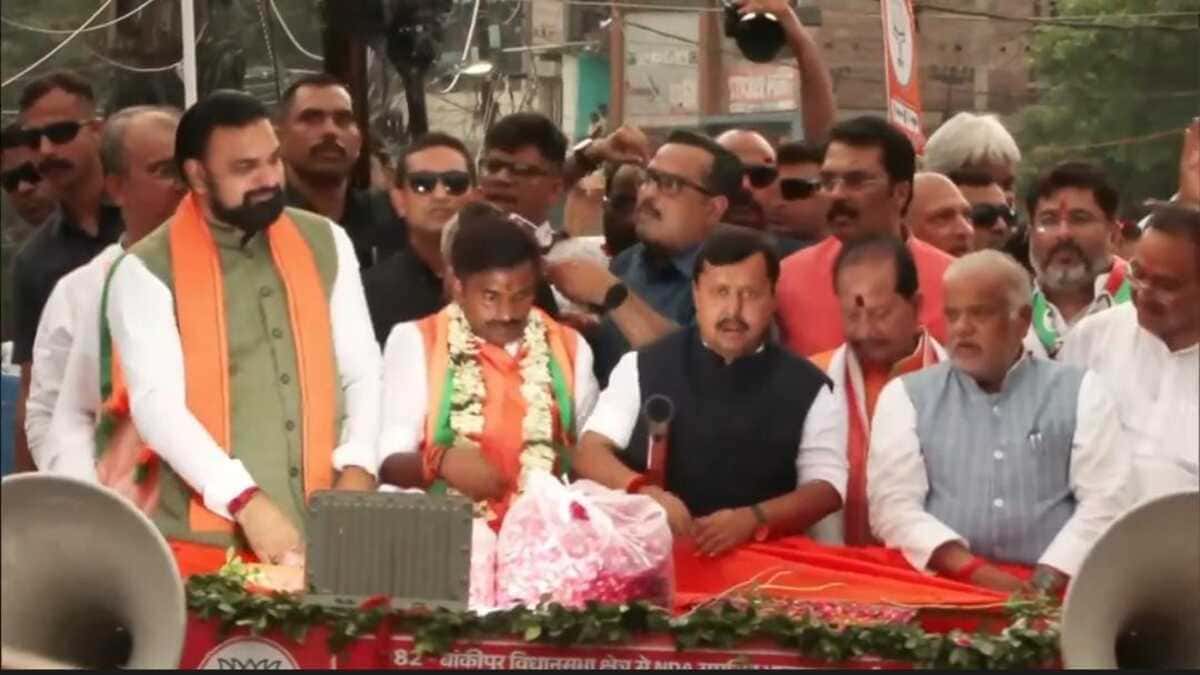 पटना में नितिन नवीन का भव्य रोड शो, उमड़ा जनसैलाब
