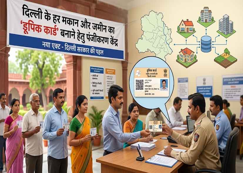 दिल्ली के हर मकान और जमीन का बनेगा ‘डूपिक कार्ड’, सरकार ला रही नया एक्ट