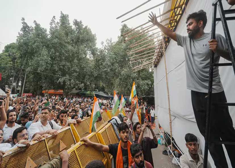 CJP का प्रदर्शन फिर तेज, जंतर-मंतर पर दोबारा सजा मंच; अभिजीत दीपके बोले- आज भी होगा संसद मार्च