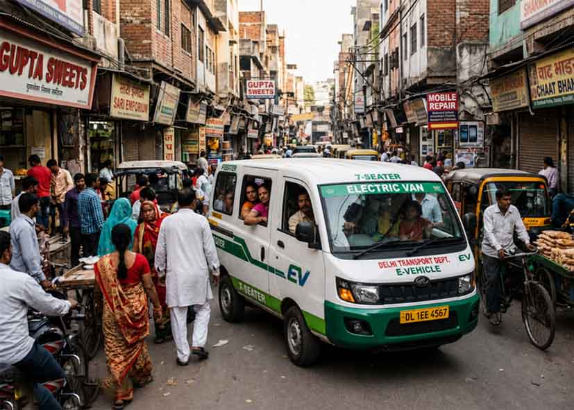 दिल्ली में जल्द दौड़ सकती हैं 7-सीटर इलेक्ट्रिक वैन, लास्ट-माइल कनेक्टिविटी सुधारने की तैयारी