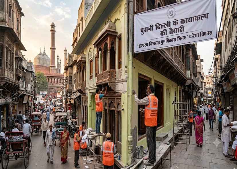 पुरानी दिल्ली के कायाकल्प की तैयारी, ‘इंद्रप्रस्थ विरासत पुनर्विकास निगम’ करेगा विकास