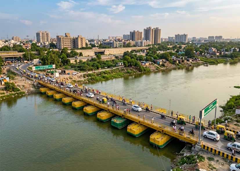 दिल्ली -NCR में यमुना नदी पर यहां बनेगा नया पोंटून पुल, हरियाणा-यूपी के बीच घटेगी दूरी, हजारों लोगों को मिलेगी राहत