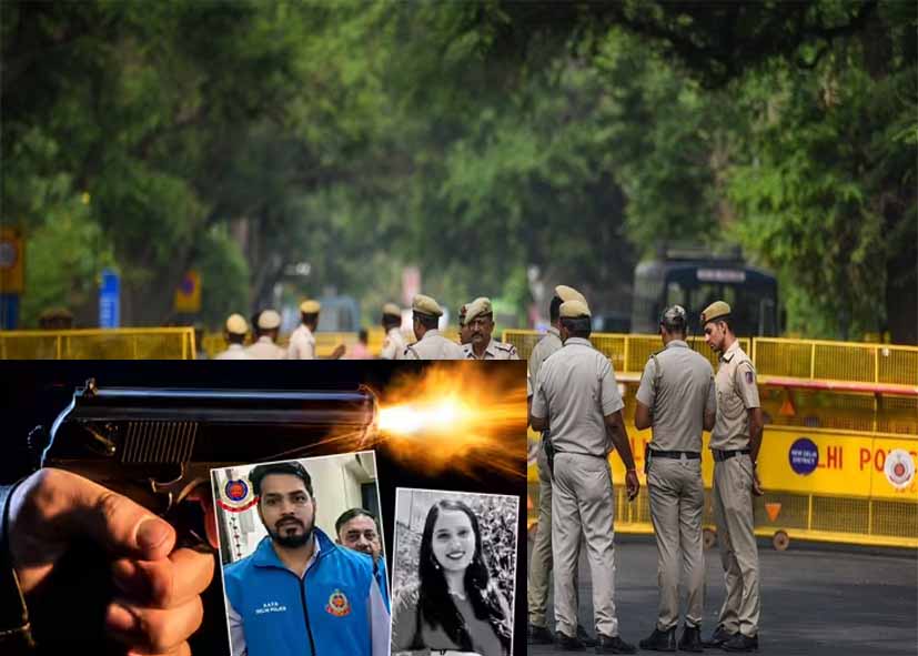 दिल्ली में सनसनीखेज वारदात, कॉन्स्टेबल ने बीच सड़क पत्नी को गोली मारी; मौत के बाद फरार