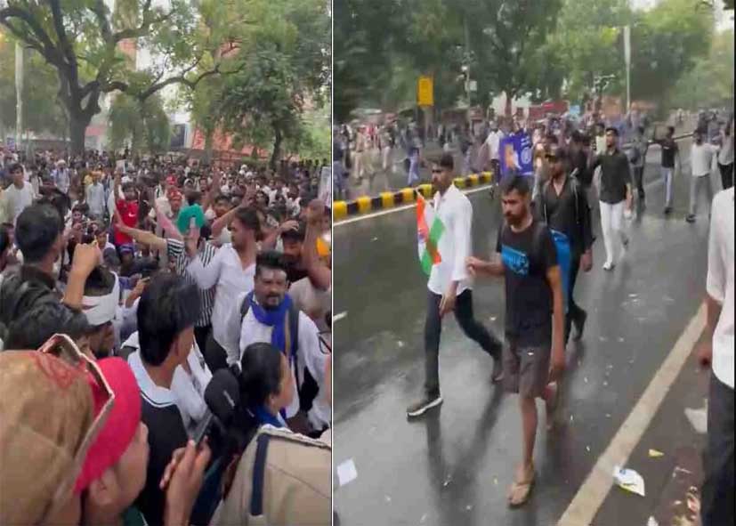 संसद मार्च के दौरान पार्लियामेंट स्ट्रीट पर हंगामा, CJP का दावा- जेपी नड्डा से मिलने जा रहे प्रतिनिधि