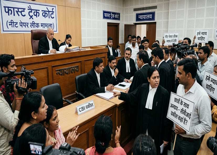 नीट पेपर लीक मामले में फास्ट ट्रैक कोर्ट की कार्यवाही स्थगित, CBI वकील रहे अनुपस्थित