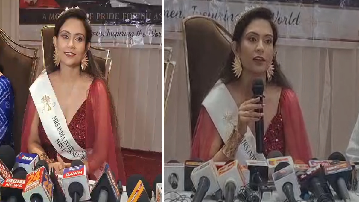 Mrs. India International Queen 2026: छत्तीसगढ़ की एंजेल चौकसे ने जीता खिताब, पूरे परिवार को दिया उपलब्धि का श्रेय