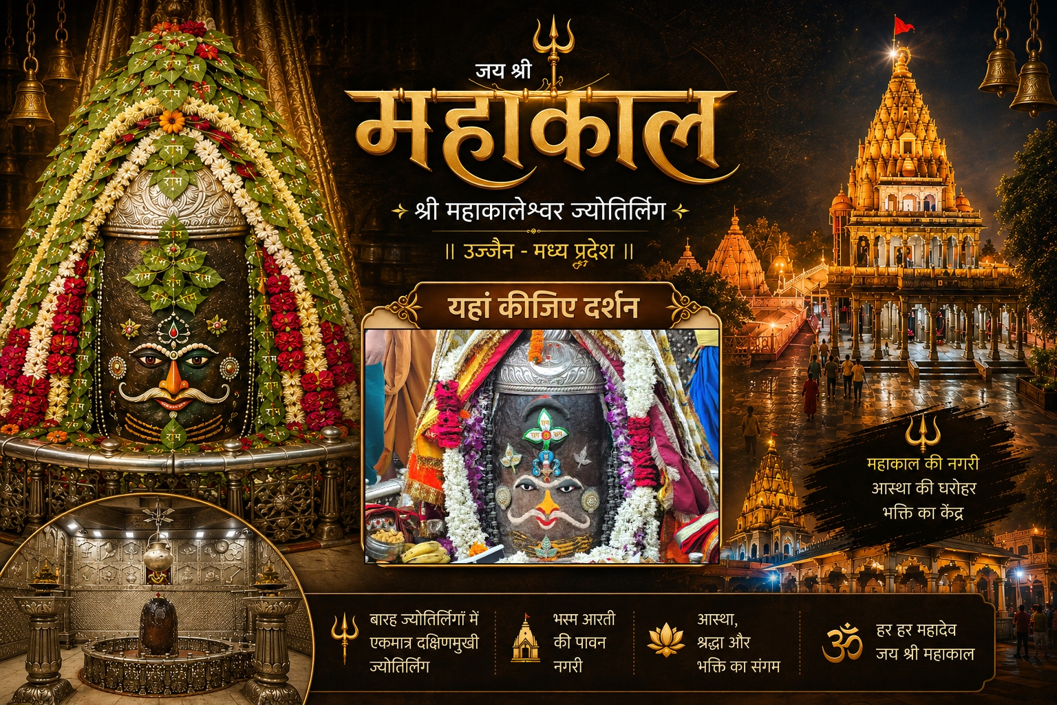08 जुलाई भस्म आरती: राम नाम अंकित बिल्व पत्र से बाबा महाकाल का दिव्य श्रृंगार, यहां कीजिए दर्शन