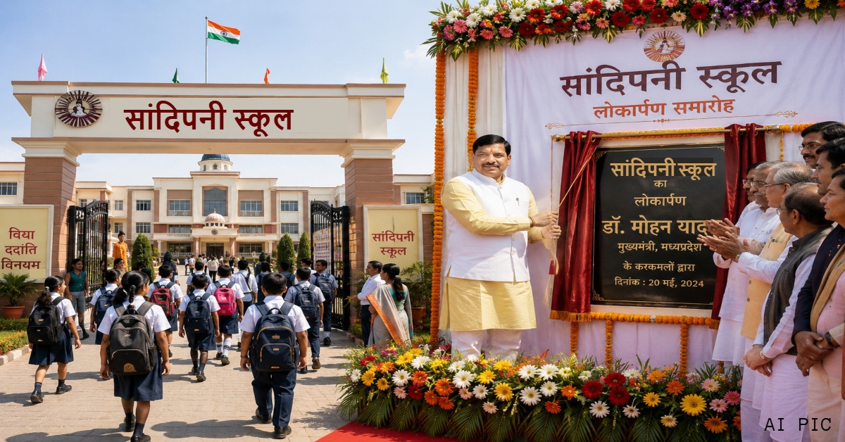 MP में 70 ‘सांदीपनि विद्यालयों’ का लोकार्पण; CM बोले- उत्सव की तरह मनेगा कार्यक्रम, गुरु पूर्णिमा पर दिखेगा AI का दम