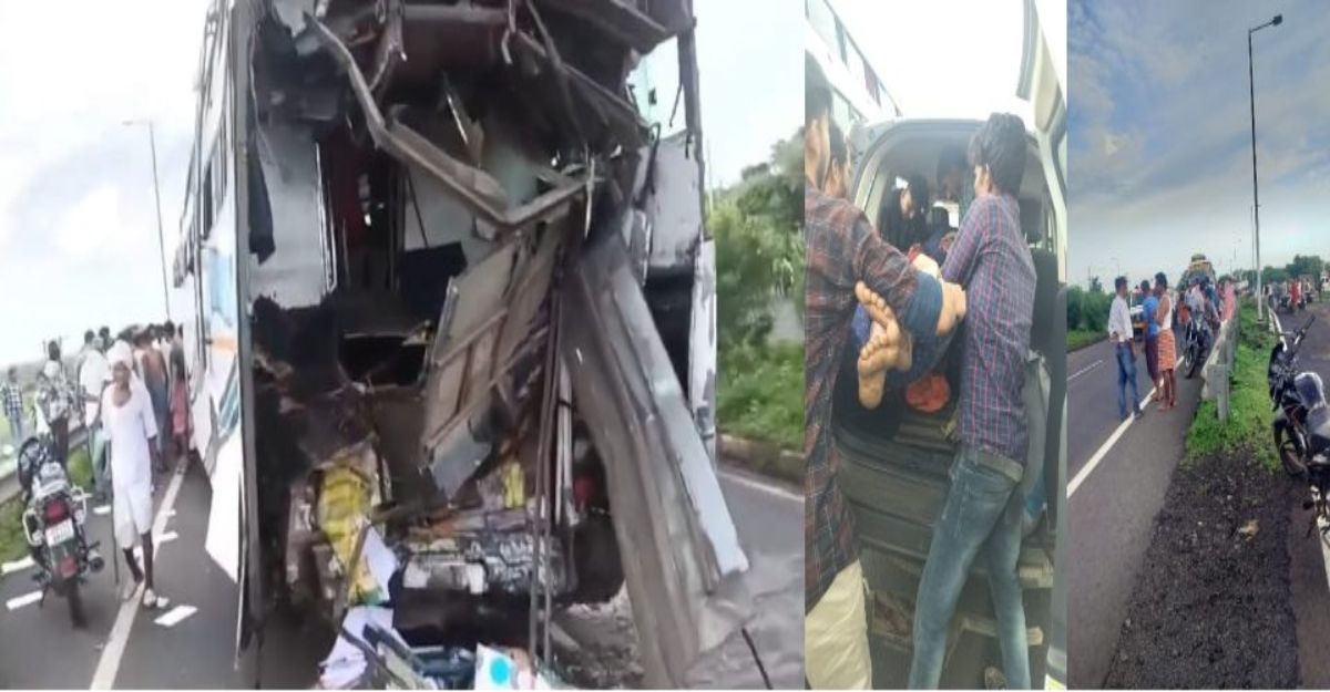 NH-44 पर रफ्तार का कहरः अनियंत्रित ट्रक ने यात्री बस को मारी टक्कर, 1 की मौत, 15 घायल