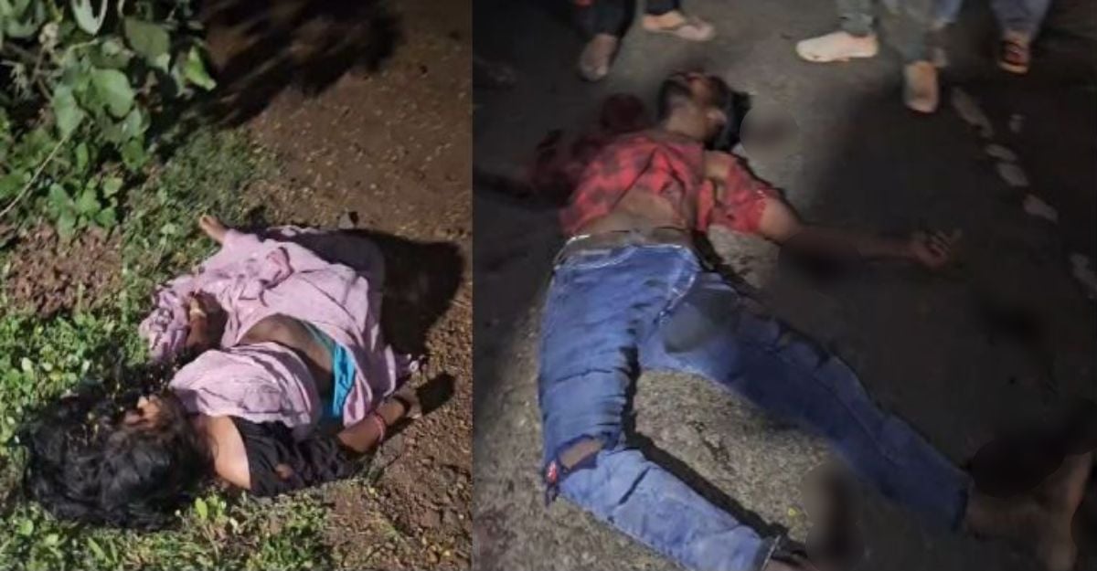 मादक पदार्थ तस्करों का कहर: नारकोटिक्स टीम से भाग रही कार ने कई को कुचला, पति-पत्नी की मौत, 4 साल का बच्चा गंभीर