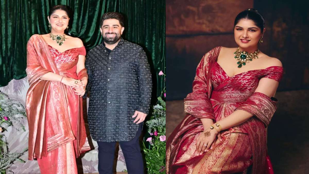 न मांग में सिंदूर, न गले में मंगलसूत्र के भी क्लासी लगी Anshula Kapoor, रिसेप्शन में देसी-मॉडर्न लुक से लूटी महफिल …