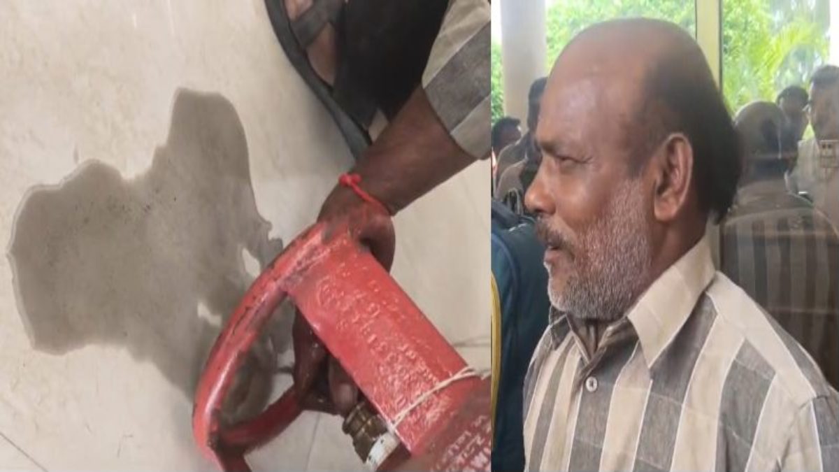 गैस सिलेंडर में भरा था पानीः जनसुनवाई में अजीबोगरीब मामला, कलेक्टर ने खाद्य विभाग को दिए जांच के निर्देश
