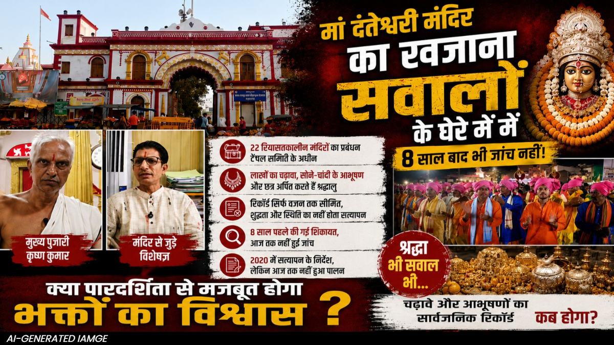 राम मंदिर के बाद छत्तीसगढ़ के इस प्रसिद्ध मंदिर के चढ़ावे पर सवाल, रिकॉर्ड सार्वजनिक करने की उठी मांग