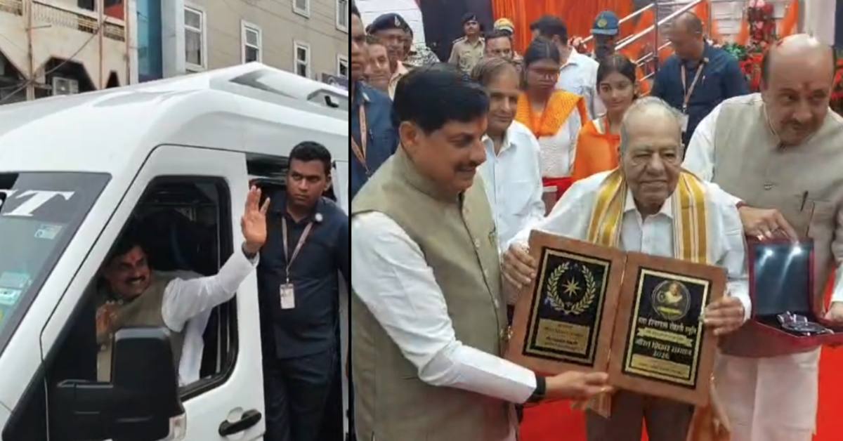 जबलपुर में सीएम डॉ मोहन का अनोखा अंदाज: ‘ट्रैवलर’ गाड़ी से कार्यक्रम स्थल पहुंचे, मंच से नीचे उतरकर बुजुर्ग का किया सम्मान