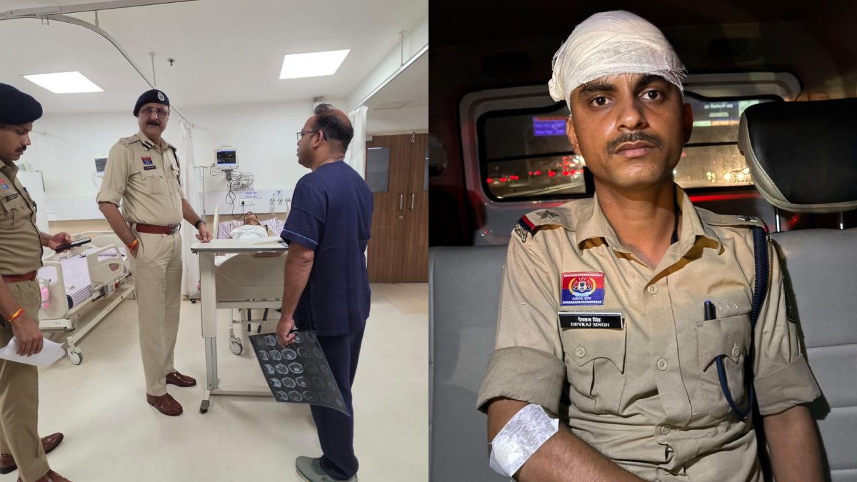 रायपुर में बीजेपी-कांग्रेस के बीच टकराव: प्रदर्शन के दौरान SI समेत 16 पुलिसकर्मी घायल, जवानों से मिलने अस्पताल पहुंचे पुलिस कमिश्नर