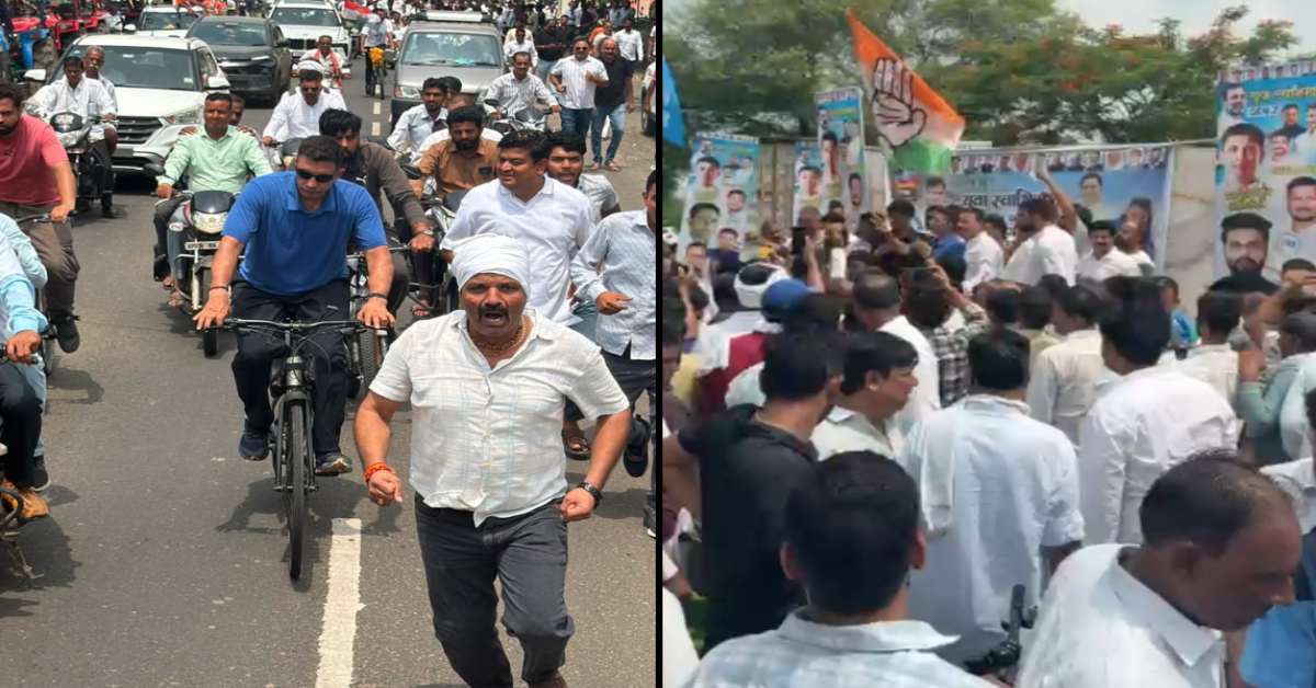 सीहोर में गूंजी युवाओं की आवाज: साइक्लोथॉन युवा स्वाभिमान यात्रा का स्वागत, PCC चीफ ने किया संवाद