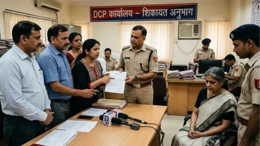 फर्जी डिग्री पर नौकरी करने वाले पूर्व प्राचार्य पर केस दर्ज कराने DCP ऑफिस पहुंचे BEO, जांच शुरू