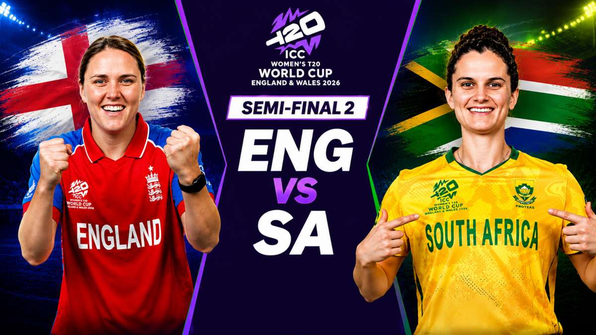 Women’s T20 World Cup 2026 Semifinal: आज रात ओवल में खेला जाएगा दूसरा सेमीफाइनल, लगातार दो बार की फाइनलिस्ट दक्षिण अफ्रीका के सामने होगी अजेय इंग्लैंड की चुनौती