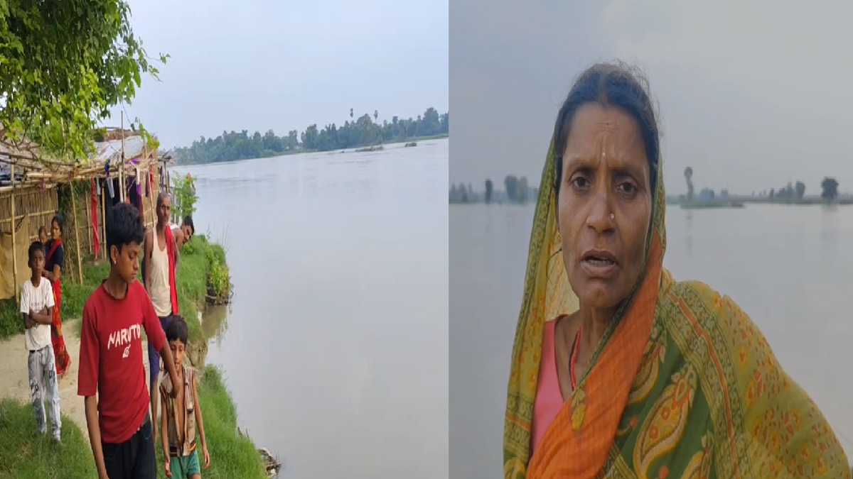 नेपाल की बारिश बनी मुसीबत, सिकरहना नदी का जलस्तर बढ़ा, कई परिवारों के बेघर होने का खतरा
