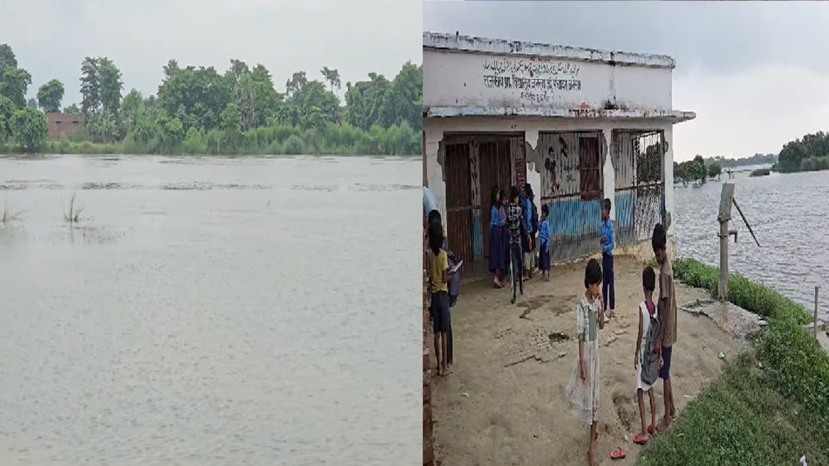 नेपाल की बारिश से मोतिहारी में बाढ़ जैसे हालाता: कई गांव जलमग्न, किसानों की फसलें बर्बाद