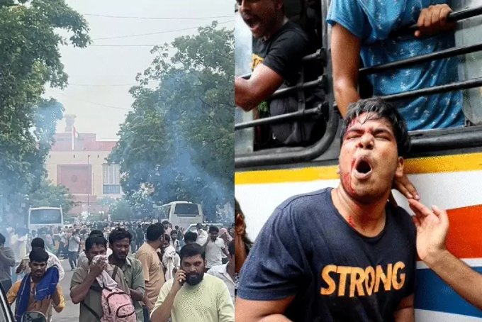 दिल्ली पुलिस का CJP समर्थकों पर लाठी चार्ज, जंतर-मंतर से हटाया: सौरव दास बोले – 50 लोगों के सिर फोड़ दिए, पुलिस ने दावे को नकारा