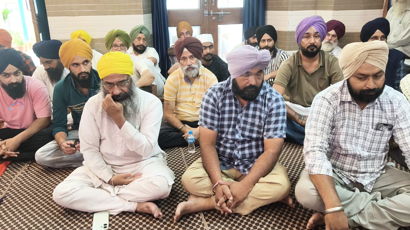 ‘सतलुज’ फिल्म पर रोक के विरोध में यमुनानगर में सिख संगत का प्रदर्शन