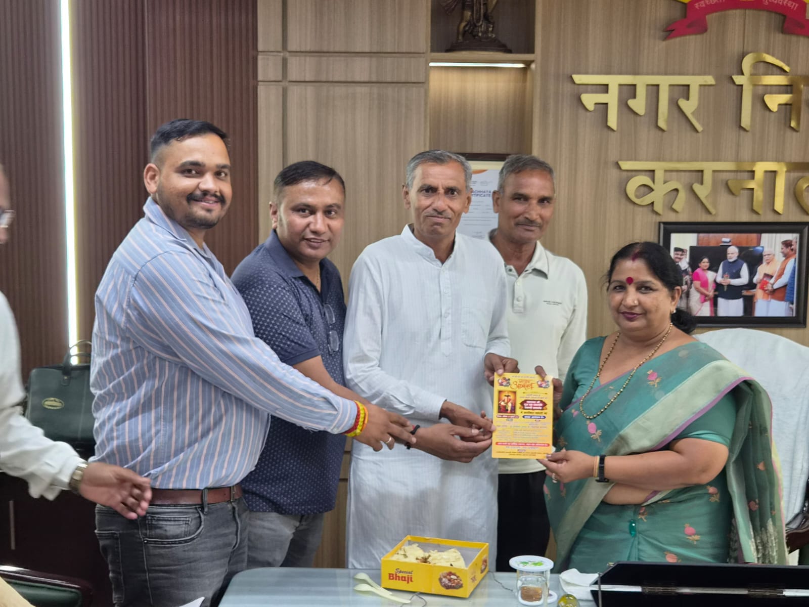 करनाल में 19 जुलाई को मनाई जाएगी महाराजा श्री गुरु दक्ष प्रजापति जयंती, महापौर रेणु बाला गुप्ता को दिया निमंत्रण