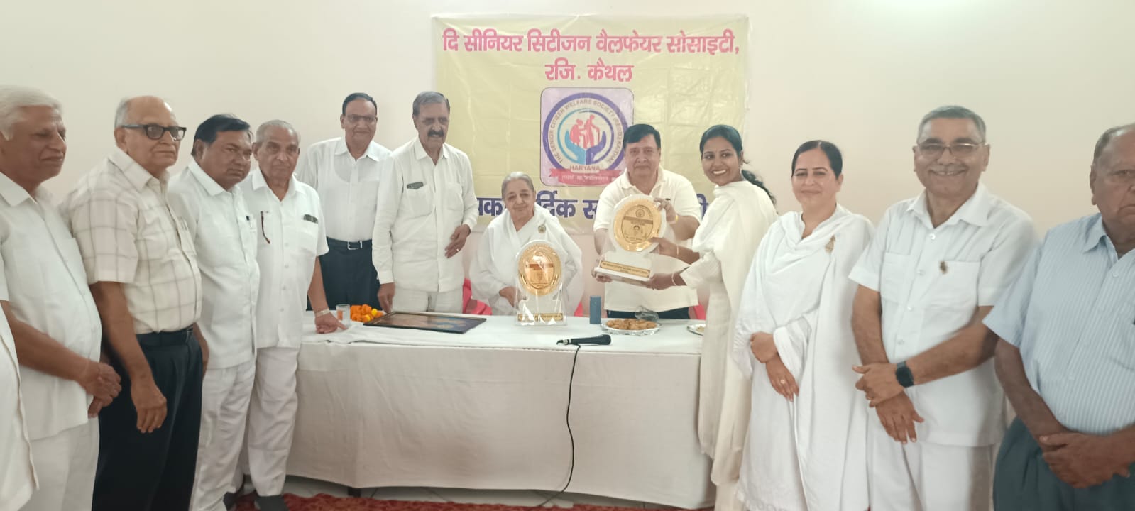 कैथल: सीनियर सिटीजन वेलफेयर सोसाइटी की बैठक में ब्रह्माकुमारी पुष्पा दीदी ने दिया आध्यात्मिक जीवन का संदेश