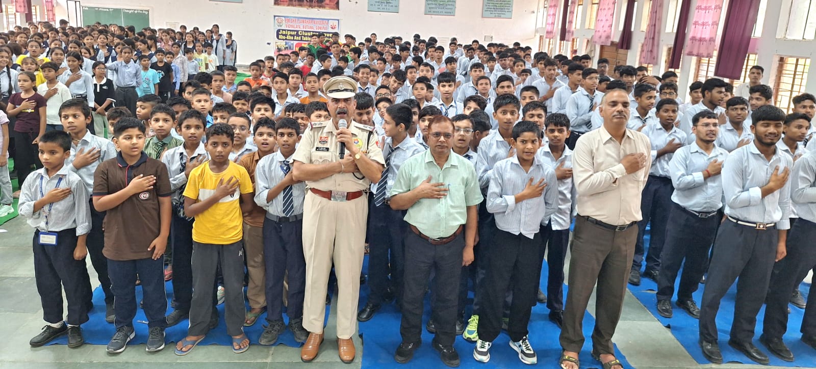 हरियाणा नारकोटिक्स कंट्रोल ब्यूरो का बड़ा अभियान, सोनीपत के 554 छात्रों ने लिया नशामुक्त भारत का संकल्प