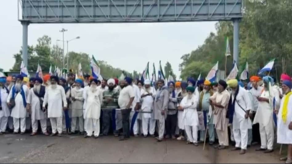 शंभू बॉर्डर पर हाई अलर्ट: किसानों के दिल्ली कूच से पहले अमृतसर-दिल्ली GT रोड सील, लंबा ट्रैफिक जाम
