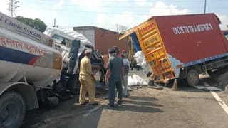 जालंधर में दो कैंटरों की आमने-सामने भीषण टक्कर, चालक की इलाज के दौरान मौत, NH पर लगा लंबा जाम