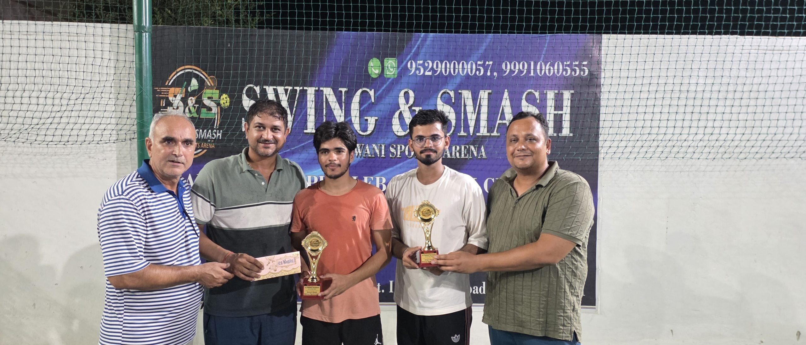 भिवानी में पहली बार हुआ दो दिवसीय पिकलबॉल टूर्नामेंट, 31 टीमों के खिलाड़ियों ने दिखाया दम