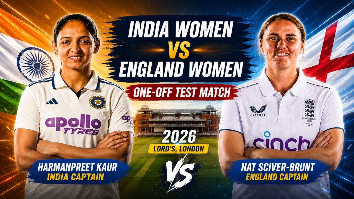 IND-W vs ENG-W Test: लॉर्ड्स में इतिहास रचेंगी भारत-इंग्लैंड की महिला टीमें, पहली बार खेला जाएगा महिला टेस्ट
