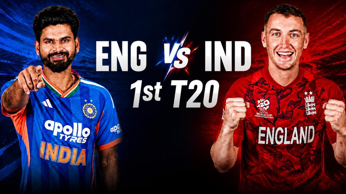 IND vs ENG 1st T20: पहले टी20 में भारत और इंग्लैंड की टक्कर आज, वैभव सूर्यवंशी के डेब्यू पर सबकी नजरें, जानिए पिच रिपोर्ट समेत मैच से जुड़ी हर बड़ी अपडेट