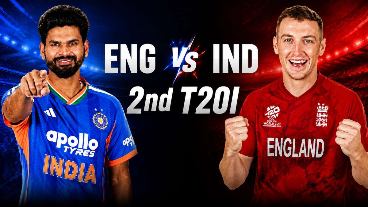 IND vs ENG 2nd T20I: इंग्लैंड के खिलाफ दूसरे टी20 में भारत की नजर पहली जीत पर, देखें पिच रिपोर्ट और दोनों टीमों की संभावित प्लेइंग-11 समेत मैच से जुड़ी सभी जरुरी अपडेट्स