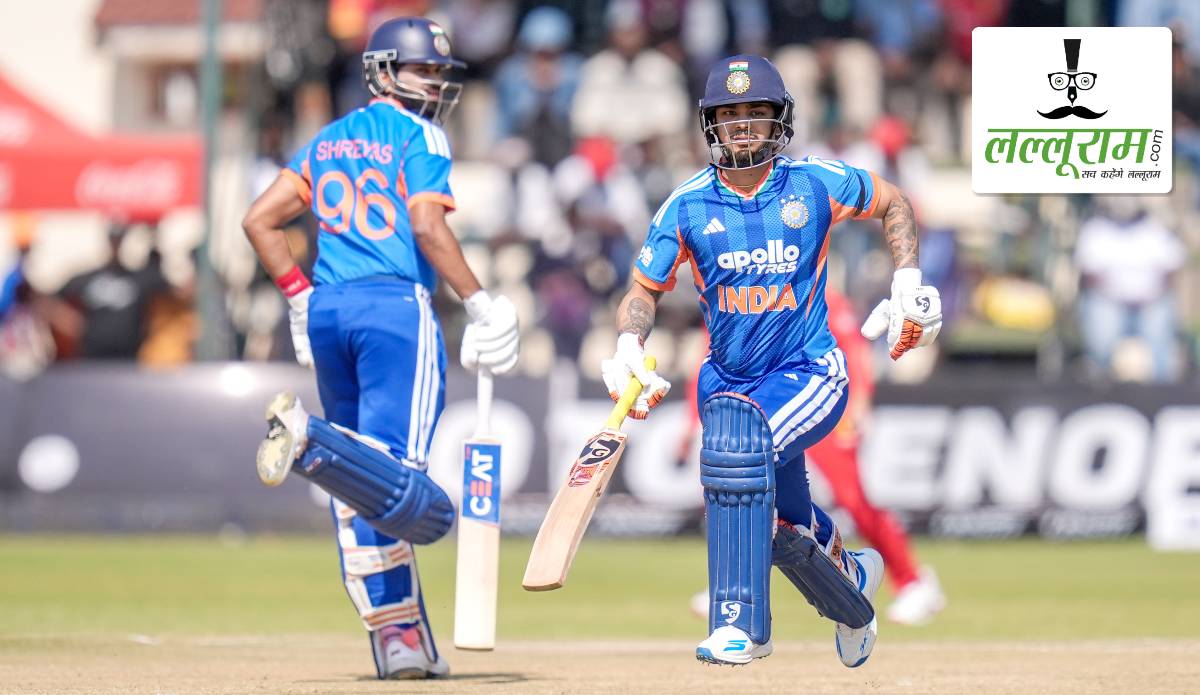 IND vs ZIM 2nd T20I: शुरुआत में लड़खड़ाई टीम इंडिया, फिर ईशान और तिलक ने बल्ले से मचाया कोहराम, जिम्बाब्वे को दिया 220 रन का लक्ष्य
