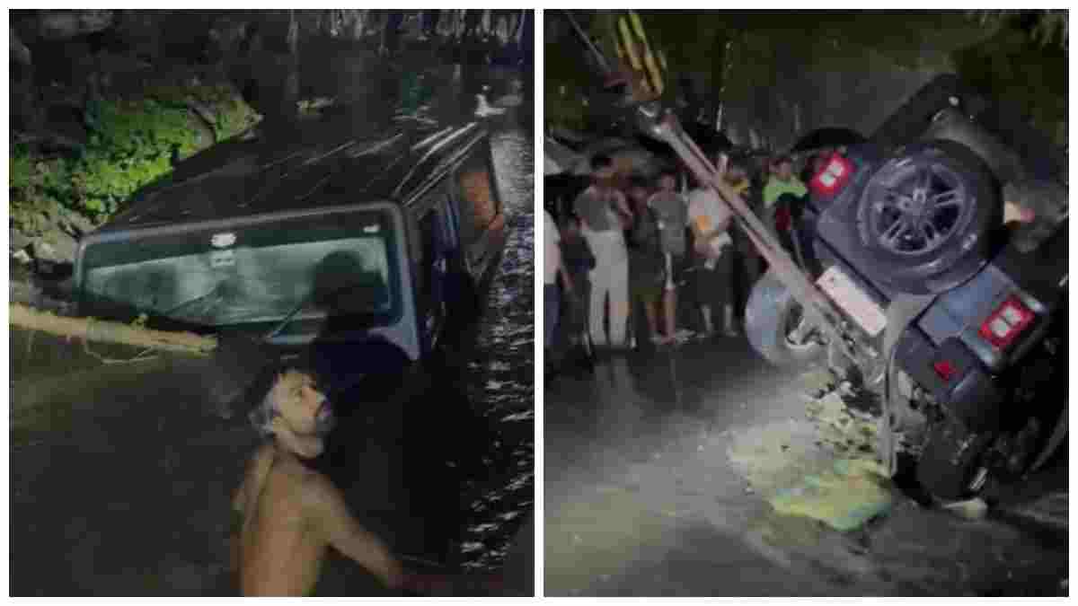 कुछ घंटों की बारिश में खुली निगम की पोल: इंदौर में सड़कें बनीं दरिया, बहने लगीं गाड़ियां 