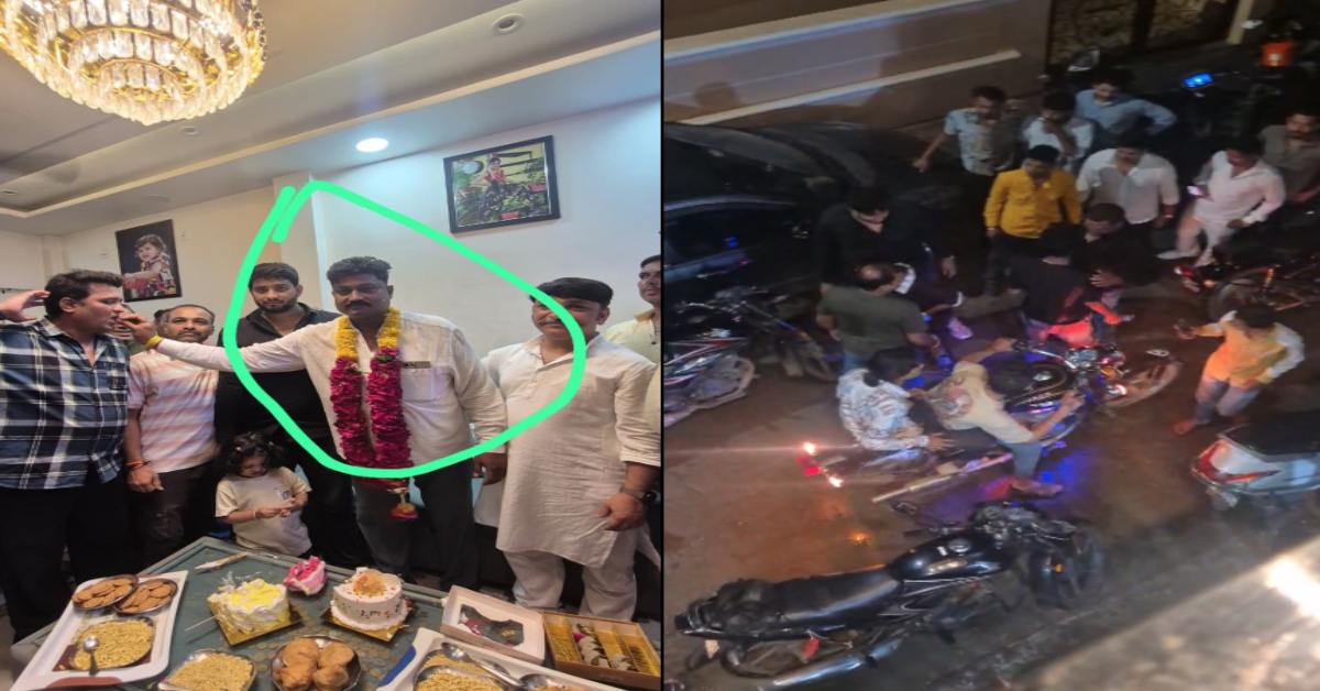 बीजेपी नेता के जन्मदिन पर कानून की उड़ी धज्जियां? बुलेट से पटाखे फोड़ने का वीडियो वायरल, शोरगुल से लोग हुए परेशान