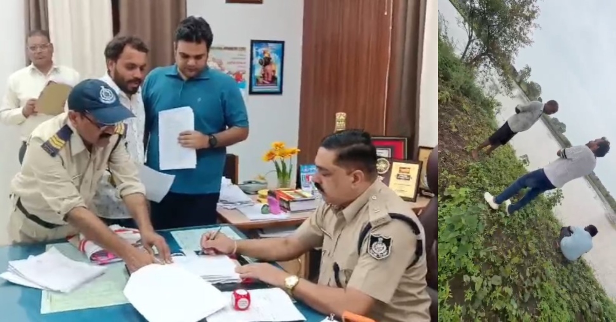 मां-बेटे की पुश्तैनी जमीन पर कब्जा, धोखे से सिकमी कराने का आरोप लेकर SP दरबार पहुंचा पीड़ित