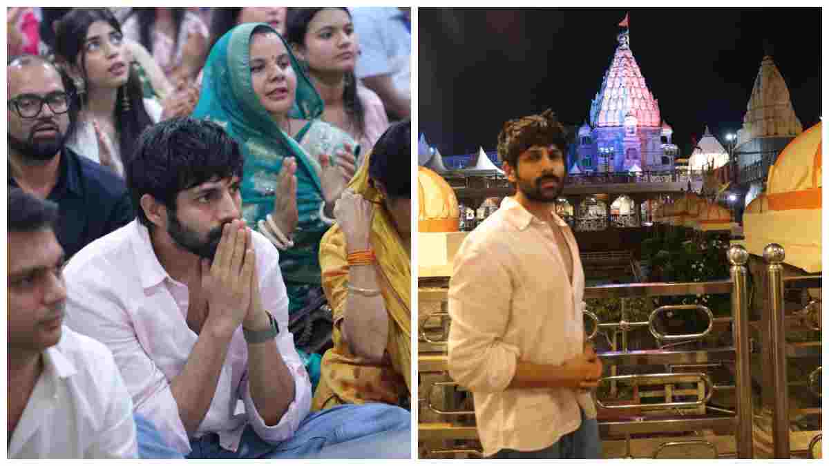 बाबा महाकाल की शरण में अभिनेता कार्तिक आर्यन: शयन आरती में हुए शामिल, दर्शन कर लिया बाबा का आशीर्वाद
