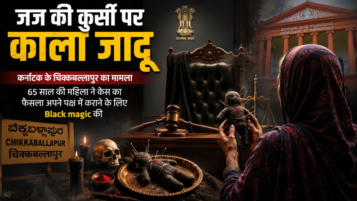 जज की कुर्सी पर काला जादू: 65 साल की महिला ने केस का फैसला अपने पक्ष में कराने के लिए Black magic की, इस तरह खुला मामला
