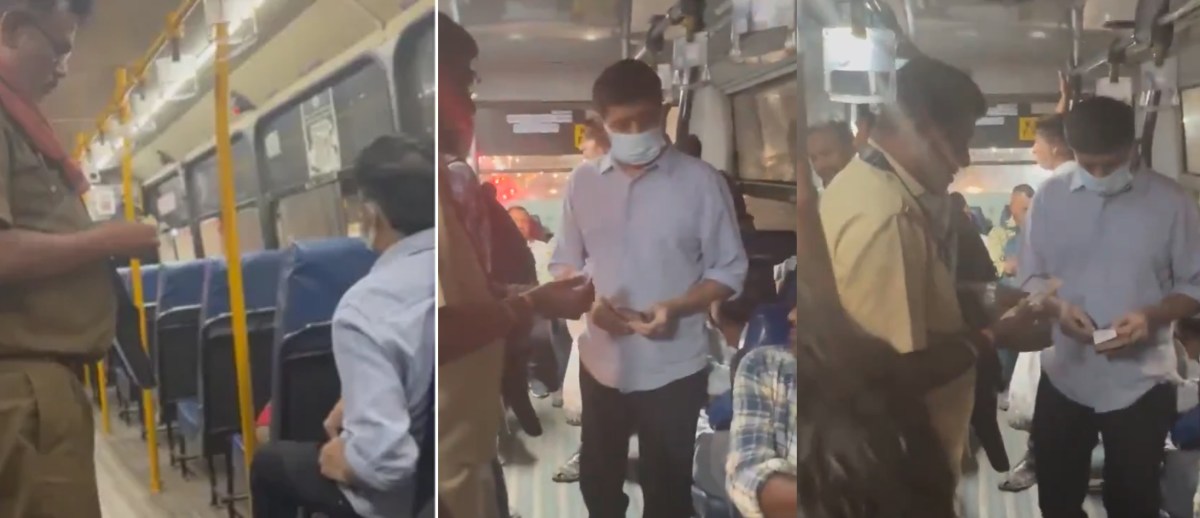 कंडक्टर ने कर्नाटक के ट्रांसपोर्ट मिनिस्टर को बस से उतारा, बोला- छुट्टे पैसे नहीं हैं तो उतर जाओ, मुंह ताकते रह गए मंत्री जी, देखें वीडियो