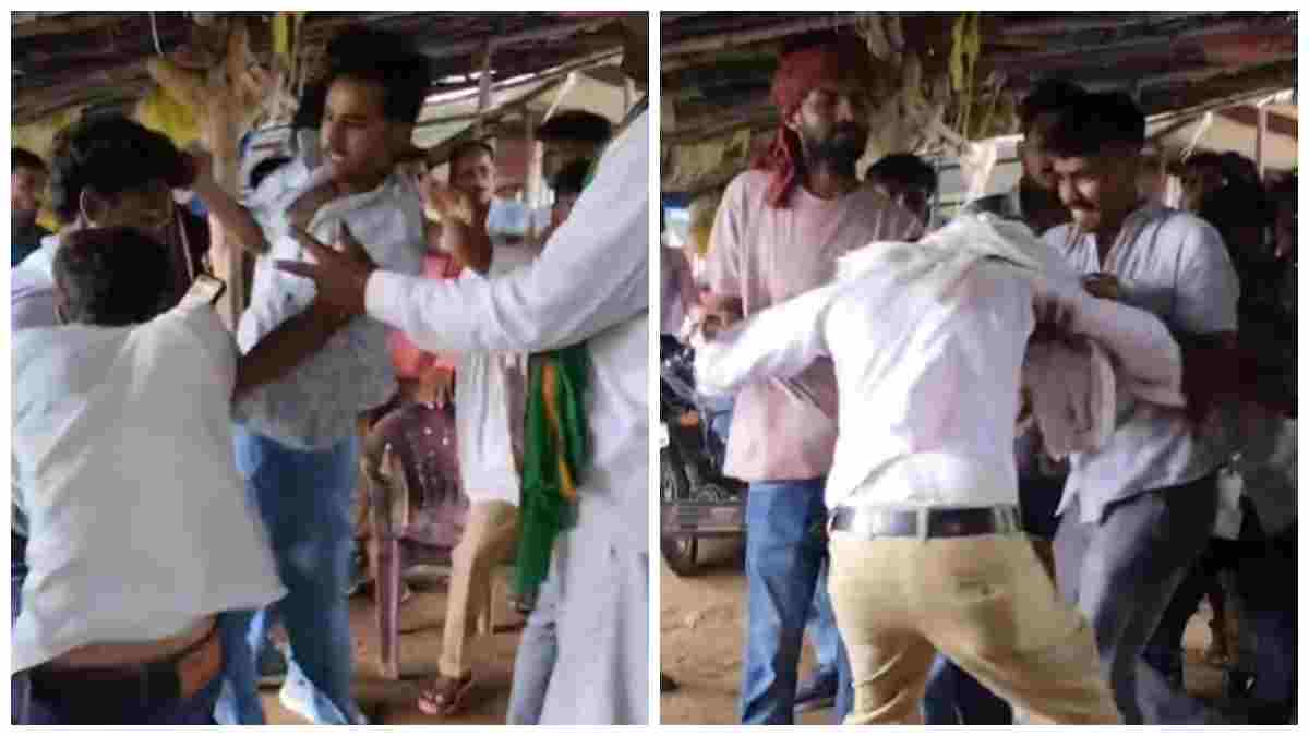 500 रुपए के लिए हाई वोल्टेज ड्रामा: दुकान में घुसकर चाचा-भतीजे को बेरहमी से पीटा, Video वायरल 