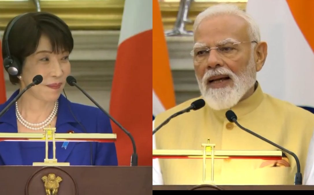 जापानी PM का भारत दौरा : पीएम मोदी बोले – भारत की विकास यात्रा में जापान अहम, पीएम ताकाइची ने कहा- ‘बहन’ कहने के लिए शुक्रिया …