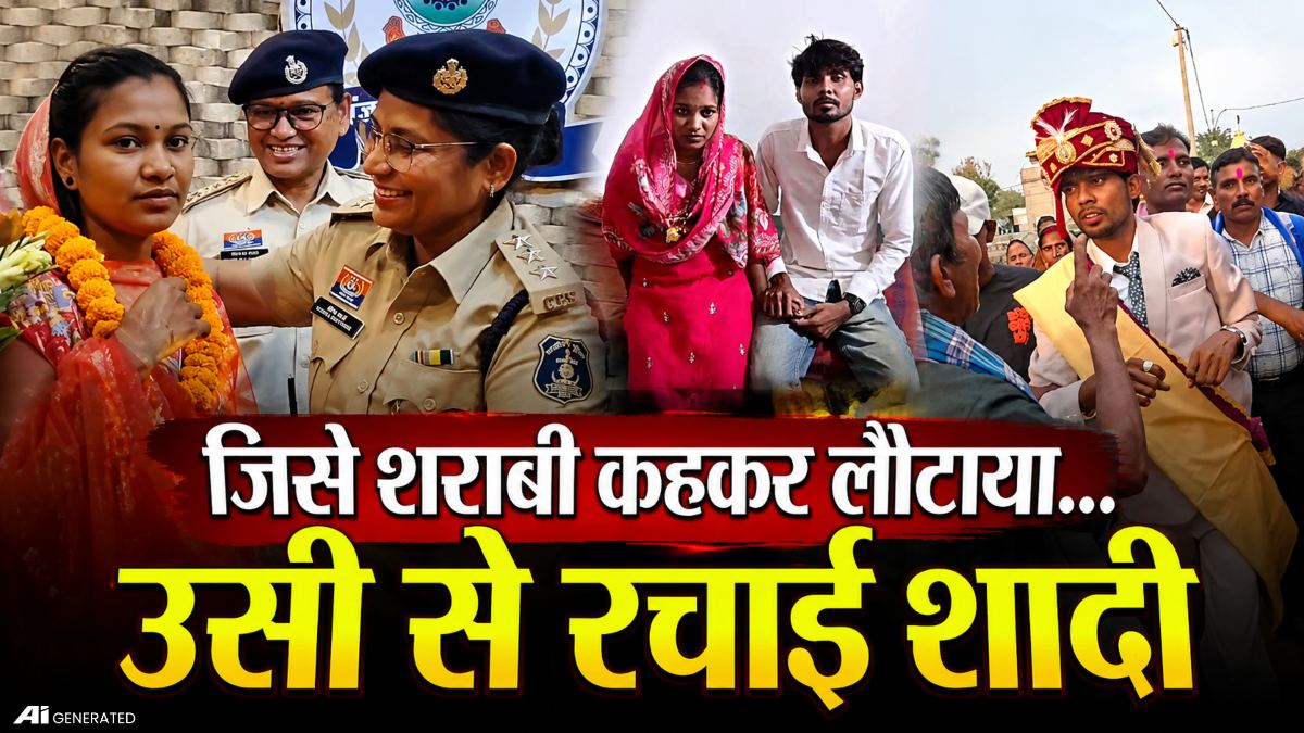 जिस दूल्हे को शराबी कहकर लौटाई थी बारात, अब उसी युवक से मंदिर में रचाई शादी, आईकॉन मुस्कान की कहानी ने सबको चौंकाया